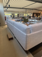 Cassina - Ecksofa Otto 8 Stoff Loira Bianco Weiß Füße Bronze Poliert - 9