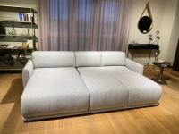 Christine Kröncke - Schlafsofa Bente Stoff 092 Ecrue-Silber Grau mit Verstellfunktion - 2