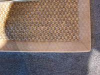 Jab Anstoetz - Teppich 200x200 Tropic Braun Textil Mit Einfassung In Nubukleder - 2