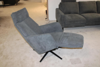 DFM - Garnitur Cadiz Stoff 56 Clever Grau Ecksofa mit Sessel - 6