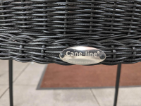 Cane Line - 4er Set Outdoor-Sessel Breeze Cane -Line Faser Natte Grau Aluminium - 9