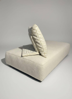 Bullfrog - Sofa Iwan Stoff Alhambra DUNAS Bouclé Weiß Inkl. Kissen - 7