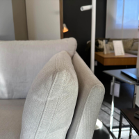 IP Design - Sofa John Edwards 8 Stoff Noah IP1744 272 Beige Sockel Metall Glanz Inklusive Armkissen - 4