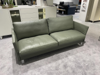 Erpo - Sofa Classics  CL990 R Leder 170 163 Olive Grün Kufe Metall - 6