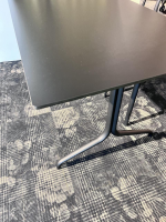 Vitra - Esstisch Belleville Table Bistro Outdoor Platte HPL 30 Schwarz Gestell Metall Tiefschwarz Pulverbeschichtet - 2