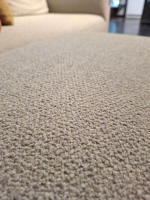 freistil Rolf Benz - Sofa K SOB 160 202 Stoff 7463 Kieselgrau Grau Stahlkufe Tiefschwarz Mit Hocker Und Kissen - 3