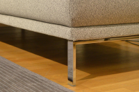 Rolf Benz - Ecksofa Cara Stoff Weißgrau 26.202 mit Holz-Ablage Schwenkbar - 8