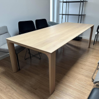 Rodam - Tisch Campa R 15 Eiche Leicht Astig Puder Matt Lackiert Inklusive 2 Auszüge - 5