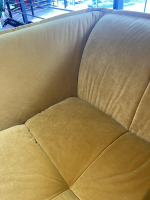 Raum.Freunde - Sofa Hedda Stoff Velvet 16 Yellow Gelb Füße Kunststoff Schwarz - 8