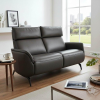 himolla - Relaxsofa 4170 Cumuly Leder 35 Mariposa Onyx Anthrazit Füße Metall Schwarz Mit Elektrischer Verstellung - 2