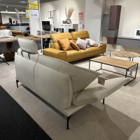 himolla - Sofa 2,5-Sitzer 1478 Leder Soft-N Yeti 63 Metallfuß Anthrazit Mit Drehsitz - 4