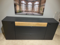 Venjakob - Sideboard 7243 3893 Lumea Lack Anthrazit Matt Und Eiche Gebürstet Mit LED Beleuchtung - 14