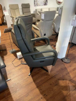 Activineo - Relaxsessel Bono Leder L50 WP Avocado Grün Gestell Metall Schwarz Mit Herz Waage Funktion - 4