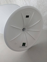 Knoll International - 6er-Set Tulip Armless Auflage Stoff Col.1401 Olive Grün Gestell Weiß Drehbar - 10