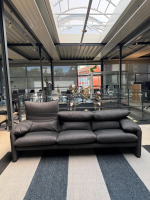 Cassina - Sofa Maralunga Dreisitzer 675 Stoff Savana 13E399 Nero - 4