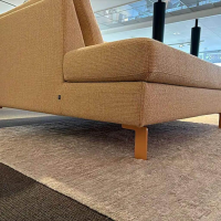 COR - Ecksofa Conseta Stoff 8186 Aprikose Rosa Orange Gestell Metall Rosa Orange - 5