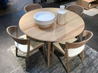 Team 7 - Esstisch Miro TKMIK136 Eiche Naturöl Weiß Mit Auszug - 2