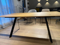 Girsberger - Esstisch Barra Holz Massiv Asteiche Gestell Schwarz - 6