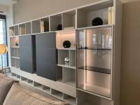 Kettnaker - Shelf unit Vita width 390 matt lacquer white Fenix black - 5