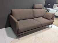 WK Wohnen - Garnitur Göteborg WK 593 Stoff 41 82 Ocker Braun Gestell Schwarz - 2