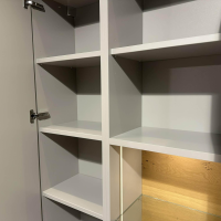 Mondo - Wohnwand Artist Lack Grau Mit Beleuchtung Und TV-Halter Wandbefestigung - 5