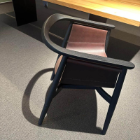 Zeitraum - Stuhl Pelle Cord Eiche Graphitschwarz Kernleder Schwarz (28 Stück vorhanden) - 8