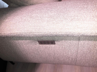 Carina - Ecksofa EM Brügge Stoff Loop Nature Beige Metallfuß Schwarz mit Relaxfunktionen - 4