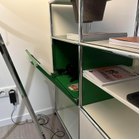 USM Haller - Sideboard White Green with Rollbox Green - 9