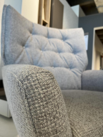 Comfort Republic - Drehsessel Maximilian Stoff Catona 2a Beige Gestell Metall Schwarz - 2