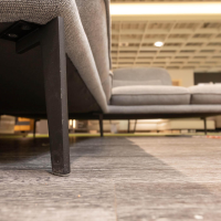 W. Schillig - Ecksofa Sherry Stoff R66 22 Dolphin Grau SK10 Fuß Metall Schwarz M99 Mit Kissen - 3