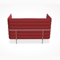Vitra - Sofa Alcove 2-Sitzer Stoff Laser Rot - 3
