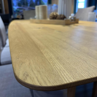 Natura - Esstisch Phoenix Eiche Massiv Bianco Geölt - 2