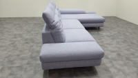 himolla - Ecksofa 1571 Stoff Marble Manga Violet Füße Metall Anthrazit Mit Verstellfunktion - 4