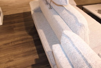 Hukla - Ecksofa Bennet Stoff 20 Loft Silber mit 2 Kissen - 7