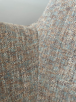 Walter Knoll - Stuhl Sheru 1441 C Stoff Kimali 7692 Bluewash Beige Rücken Leder Pebble - 3
