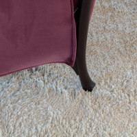 Giorgetti - Sessel Progetti 63340 Stoff Samt Adamo Und Eva 02 Aubergine Violett Pink Gestell Holz Matt Gebeizt Inklusive Hocker - 3