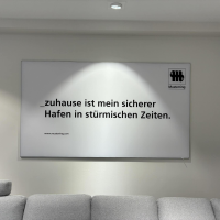 Musterring - Wohnwand Jana Lack Graphit Grau Mit Absetzung Altholz-Eiche inkl. Beleuchtung - 5