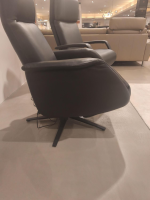 Erpo - Sessel EM240 Niedrig Leder J 42 136 Schwarz Sternfuß Metall Schwarz Mit Elektrischer Verstellung - 2