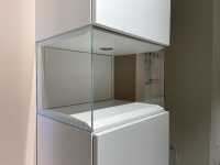 Hülsta - Vitrine Neo Korpus Front Lack-Reinweiß Glas mit Beleuchtung - 3