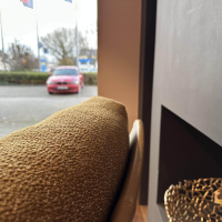 Leolux - Sessel Kudo Two R24 150 Stoff Mondo Oro Grün Gestell Leder Ceras Camel Beige Gelb Fuß Epoxy E2500 Taupe Silk Grau Mit Hocker - 7