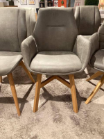 Natura - 8er-Set Stuhl Dalyan Stoff Chicago Grau - 3