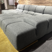 B&B Italia - Ecksofa Tufty-Time Bezug Stoff Lube Schiefer Grau Gestell Schwarz 0154N - 6