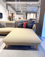 Hülsta - Ecksofa hs.430 Stoff 024-22 Grau Beige ohne Dekokissen - 5