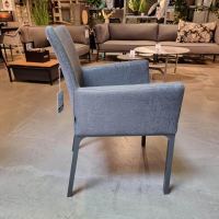 Stern - Chair Outdoor Artus Outdoor fabric dark grey slate grey mottled frame aluminum anthracite - 2