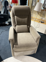 himolla - Sessel Mainz Stoff Nuvano Schlamm Beige Grau Gestell Motorisch Mit Aufstehhilfe - 4