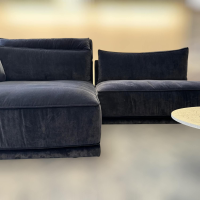 IP Design - Sofa Cube Lounge Stoff City Velvet CA7832/059 Mit Tisch Und Klappbarer Lehne - 8