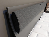 WK Wohnen - Polsterbett Lugano Glattlack Quarz Nussbaum Natur ohne Lattenroste ohne Matratzen - 4