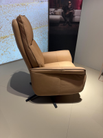 himolla - Relaxsessel Quartett 9361 36V Leder 24 Longlife Mousse Beige Braun Sternfuß Metall Anthrazit Mit Herzwaage Funktion - 6
