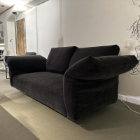 Edra - Sofa Essential Stoff S 6862 Schwarz Mit Abnehmbarem Bezug - 5