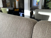 Brühl - Ecksofa Alba All In One Stoff 3690 45 Grau Beige Schwebefuß Clou Nussbaum Dunkel Mit Sitztiefenverstellung - 6